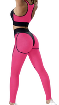 Active Leather Non Mesh Body Set - Pink